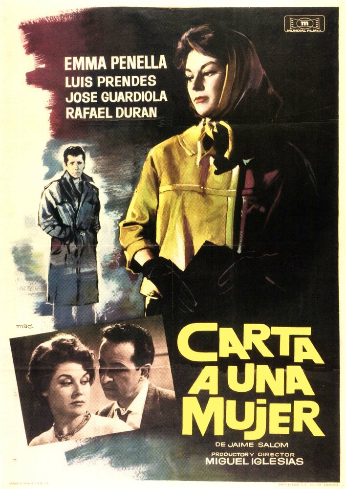 Carta a una mujer (1963) постер