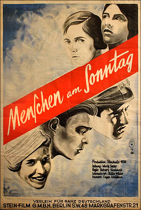 Люди в воскресенье (1930) постер