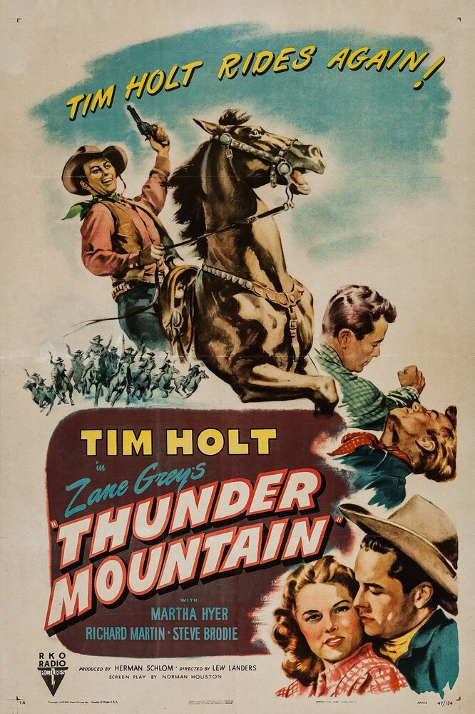 Thunder Mountain (1947) постер