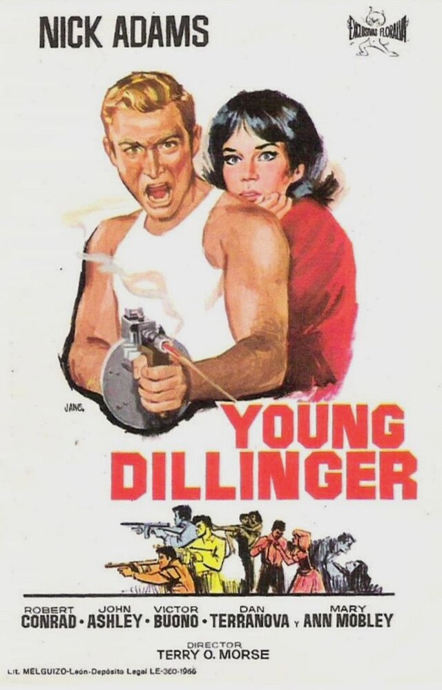Молодой Диллинджер (1965) постер