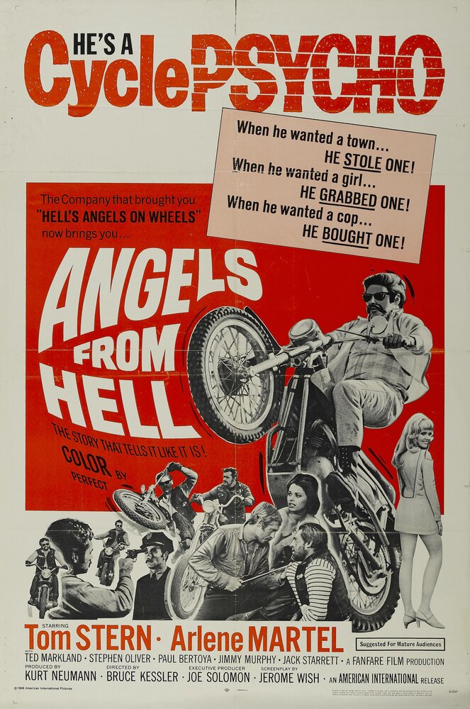 Ангелы из ада (1968) постер