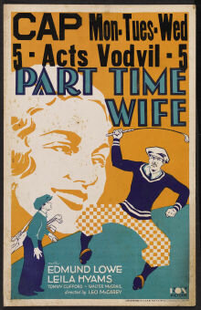 Временная жена (1930) постер