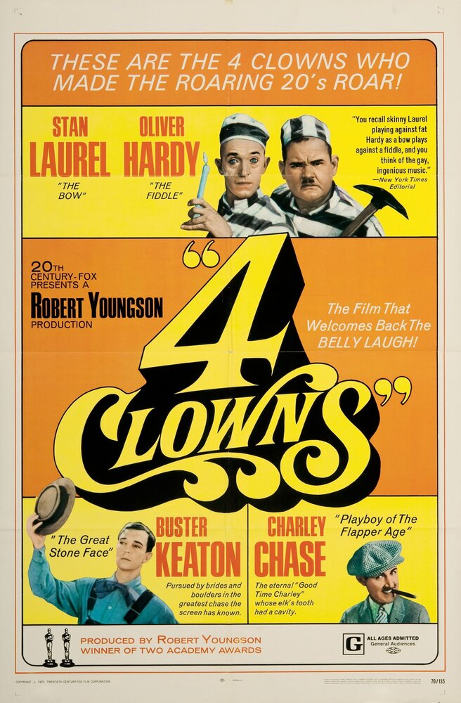 4 клоуна (1970) постер
