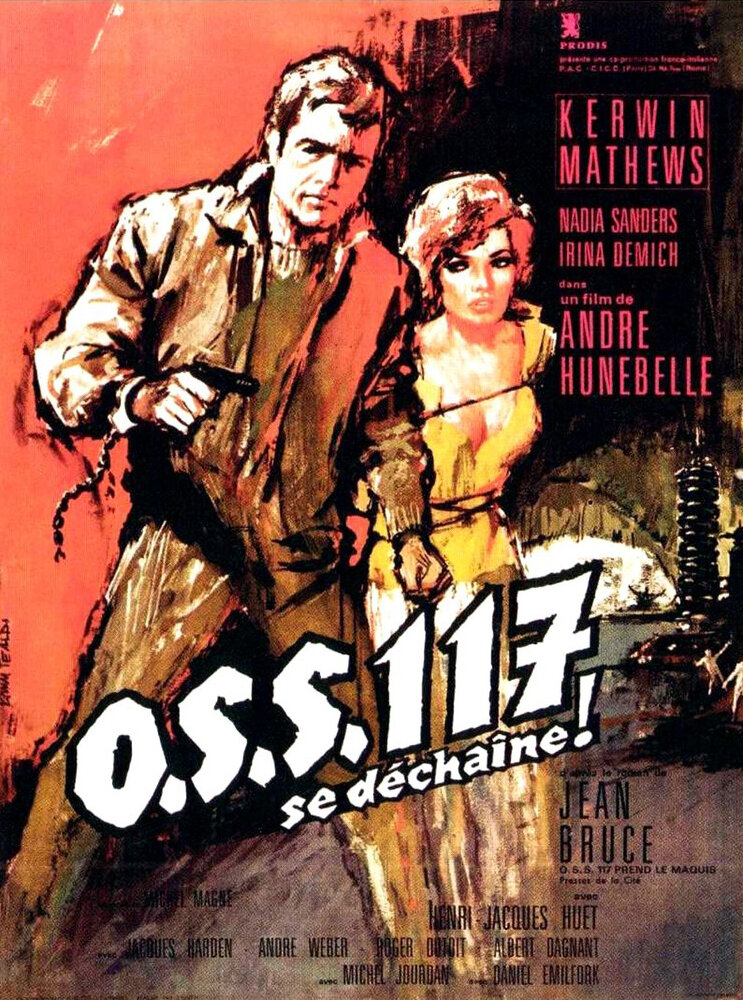 Агент 117 разбушевался (1963) постер