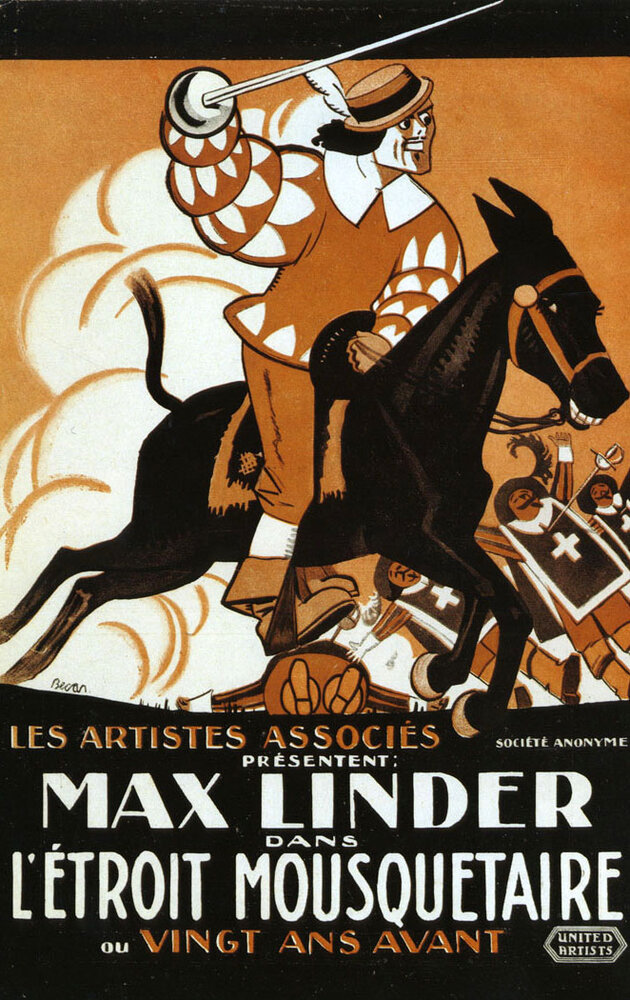 Три мушкетера (1922) постер