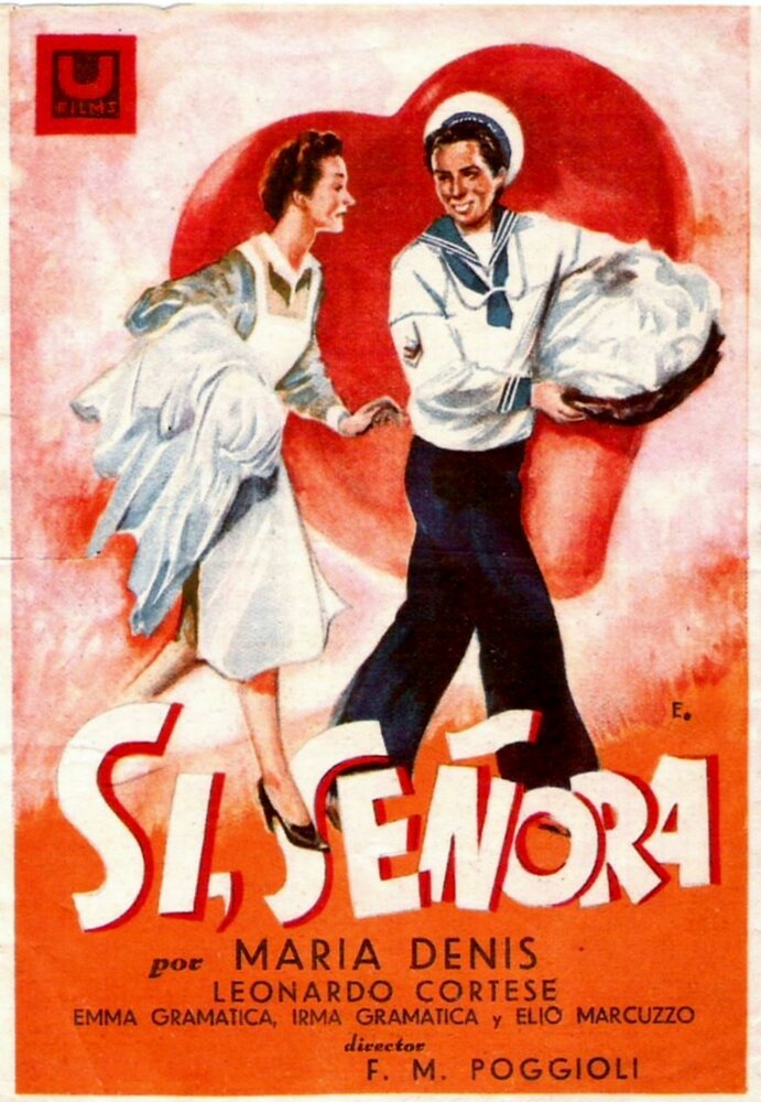 Да, синьора (1942) постер