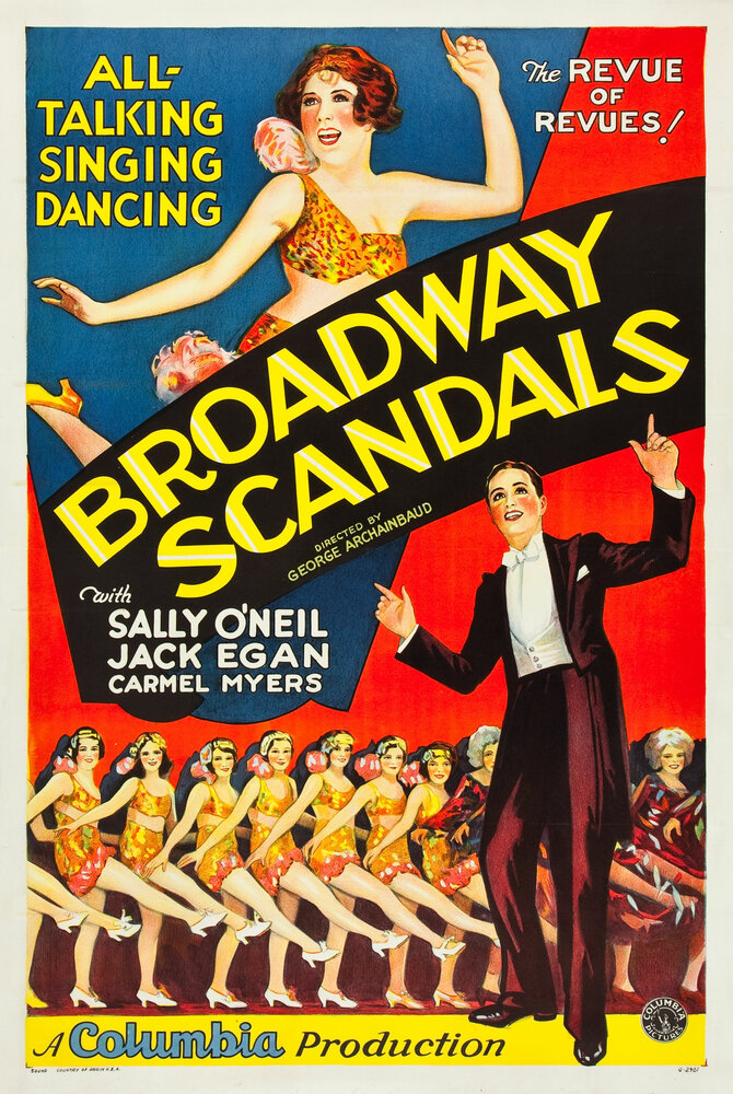 Broadway Scandals (1929) постер