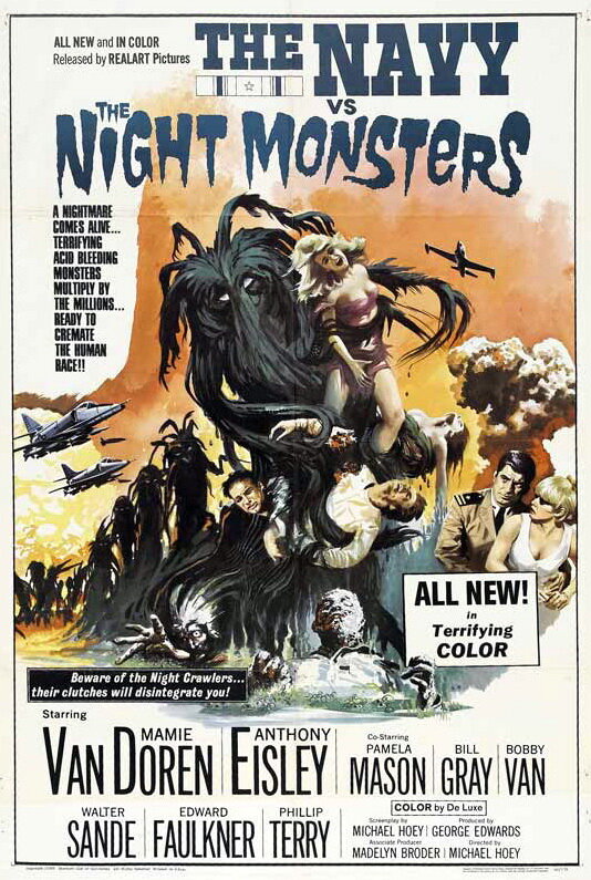 Флот против ночных чудовищ (1966) постер