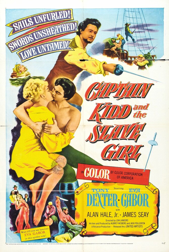 Captain Kidd and the Slave Girl (1954) постер