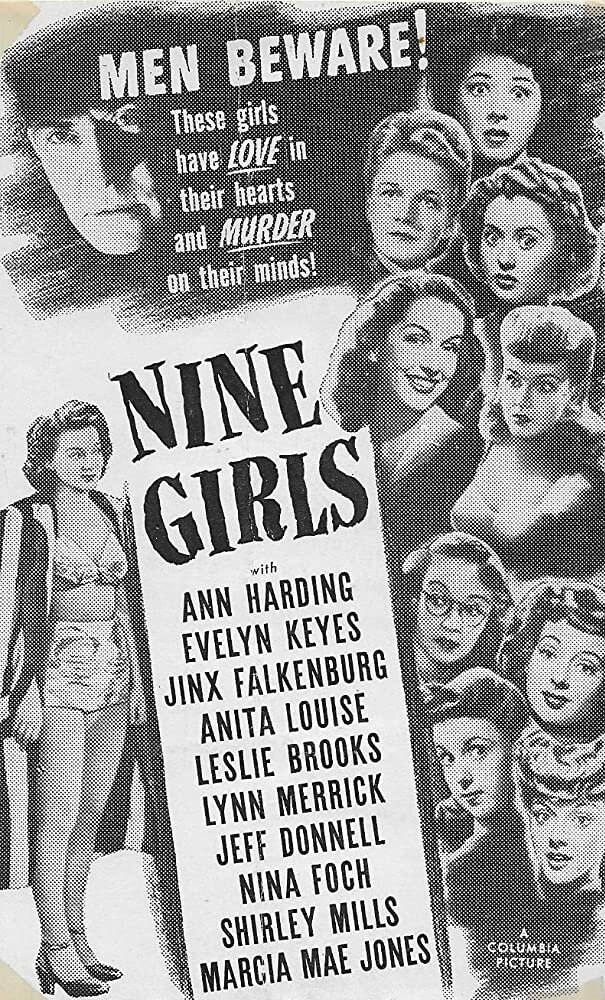 Девять девочек (1944) постер