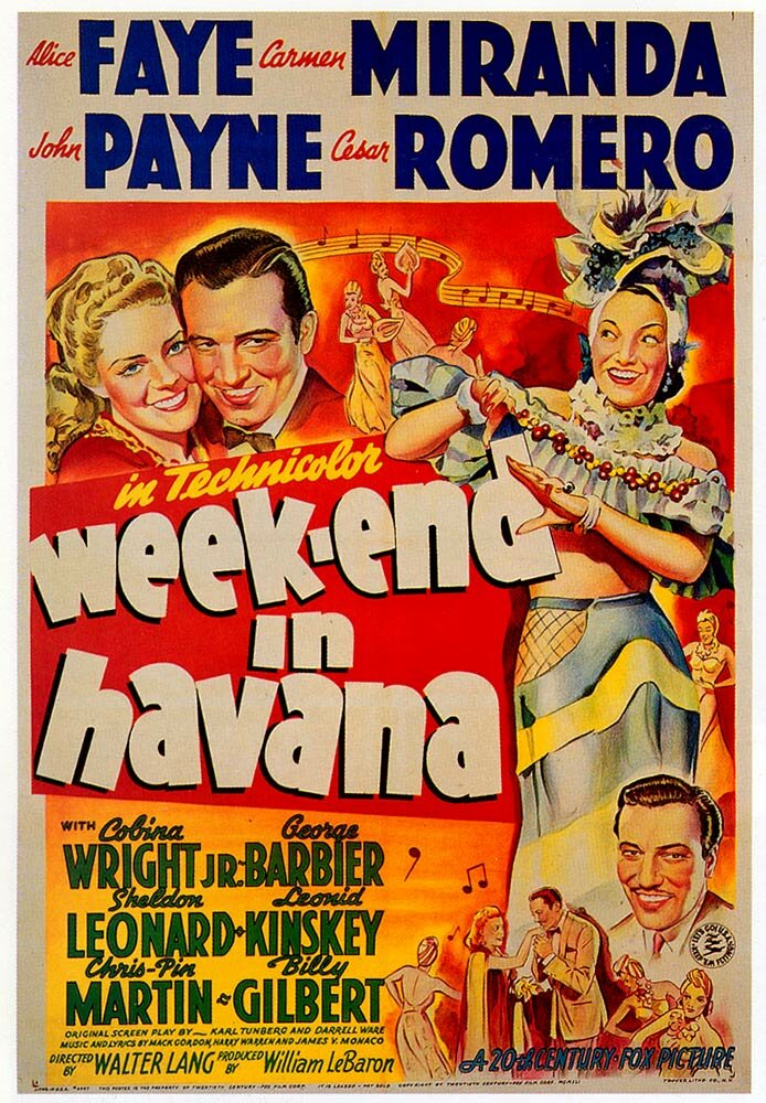 Уик-энд в Гаване (1941) постер