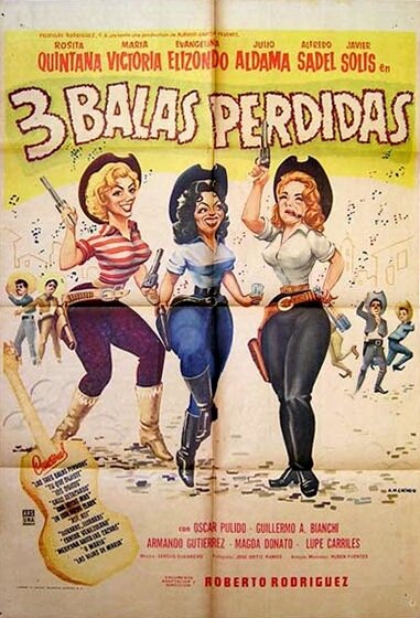 Tres balas perdidas (1961) постер