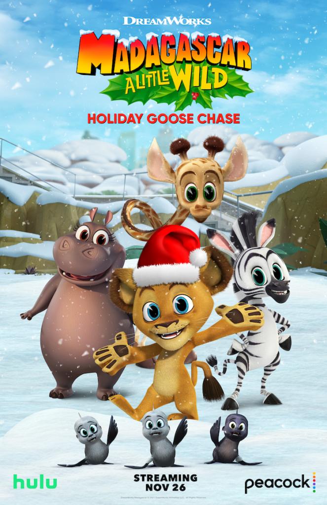 Madagascar: A Little Wild Holiday Goose Chase (2021) постер