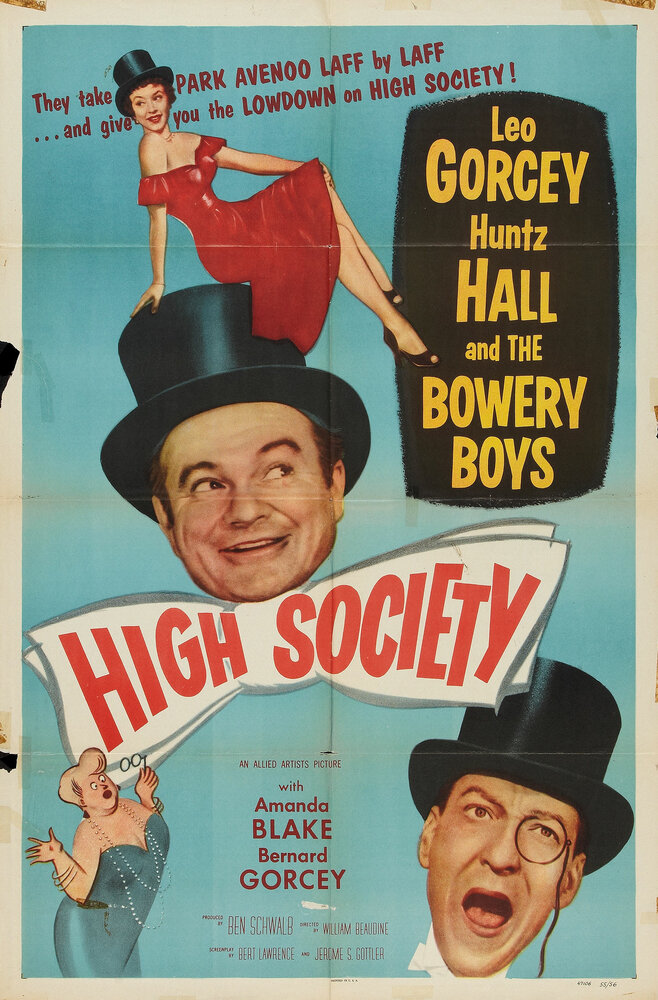 Высшее общество (1955) постер