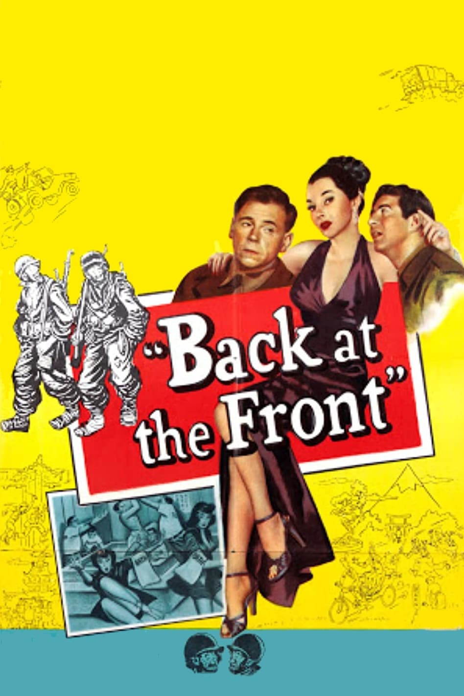 Back at the Front (1952) постер