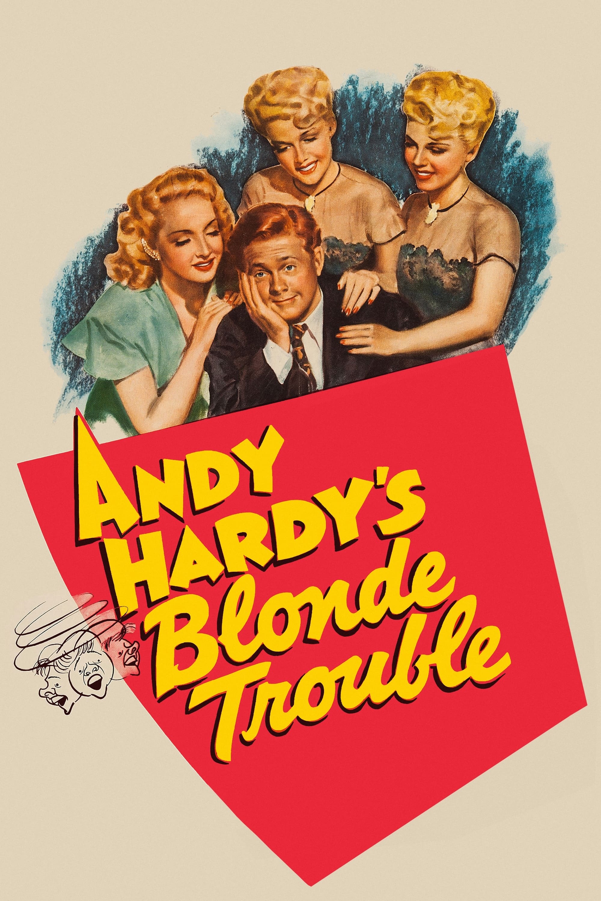 Энди Гарди беспокоится о блондинке (1944) постер